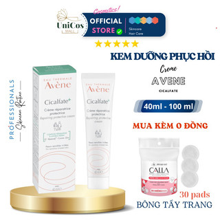 Kem dưỡng avene cicalfate +cream, phục hồi da - avene kem dưỡng dịu da lành tính- kem phục hồi da 40- 100ml