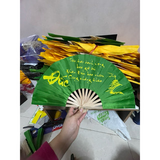 Quạt vải lụa cao cấp
