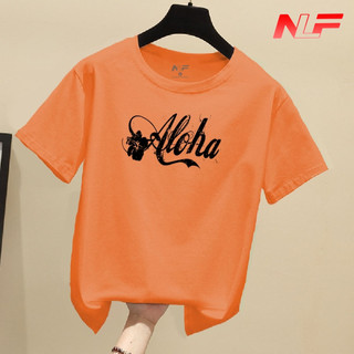 Áo Thun Nữ Tay Ngắn Form Rộng Aloha AT-099 - Dễ Phối Trang Phục - Trending Xu Hướng - NLF Store
