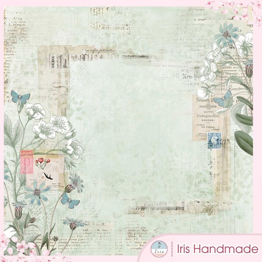 SỈ giấy hoạ tiết/ Giấy làm thiệp/ Giấy Vintage/ Ibx chọn mẫu ạ