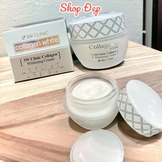Kem Dưỡng Trắng Da Tinh Chất Collagen 3W Clinic Collagen Whitening Cream