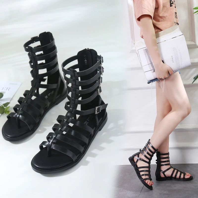 Giày sandals chiến binh xỏ ngón cổ lửng(N05)