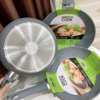 Chảo vân đá green cook 26cm dùng được cho đáy từ