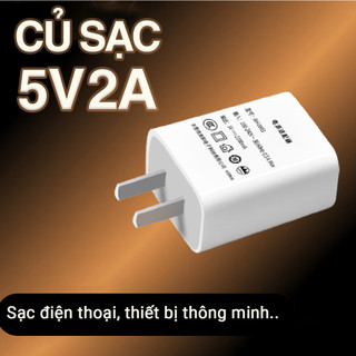 Củ sạc 5V-2A công suất 10W dành cho điện thoại, thiết bị điện thông minh chất liệu nhựa ABS an toàn Phone