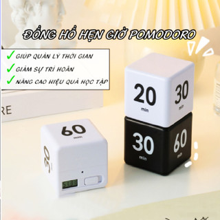 Đồng hồ Pomodoro đếm ngược S P quản lý thời gian trẻ em, hẹn giờ nấu ăn,tập thể dục, tập trung làm việc văn phòng