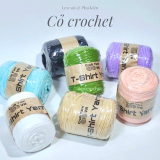 Sợi Vải T-Shirt cuộn 250 gr Dùng Để Móc Túi 