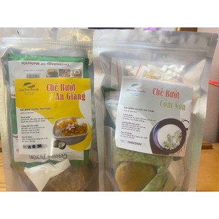 Combo 2 set Che bưởi cốm non - Chè bưởi An Giang kèm công thức nấu tại nhà