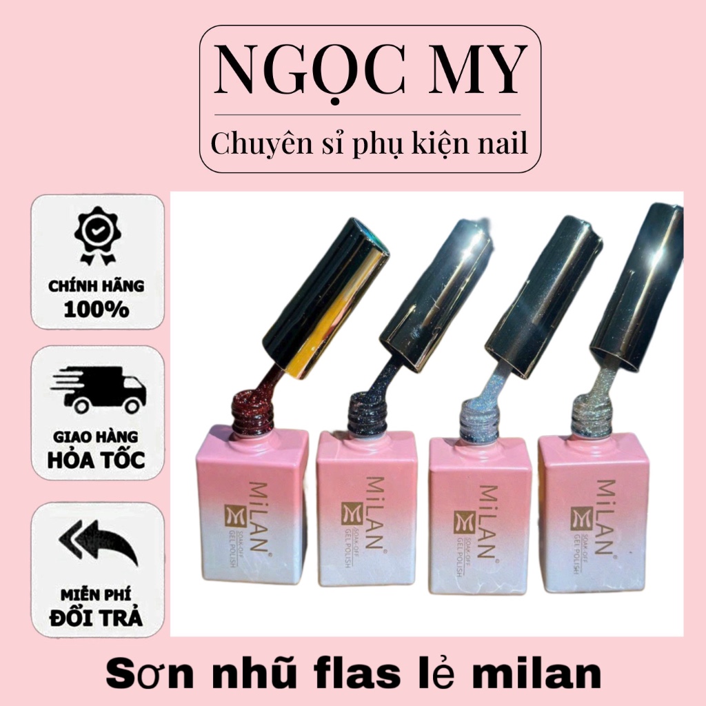 Sơn Nhũ Flast Minlan 4 Màu Hót ( Siêu Sáng )