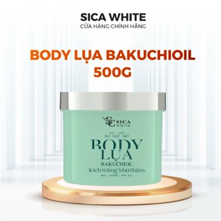 Kem Sica White Body Lụa Bakuchiol 500G, Kích Trắng, Khử Thâm, Dưỡng Trắng Sáng Da - SICA WHITE