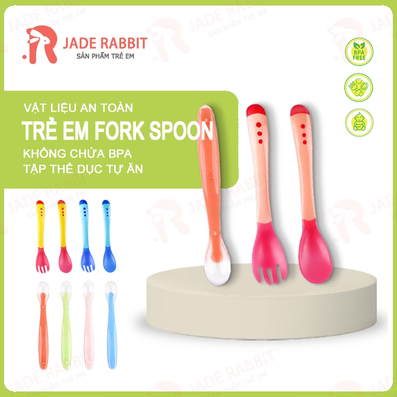 Thìa Silicon Báo Nóng,Muỗng Silicon Mềm Cho Bé Ăn Dặm Giúp Bé Ăn Ngoan 9/10