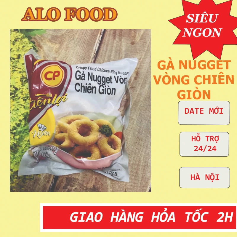 Gà Nugget vòng chiên giòn