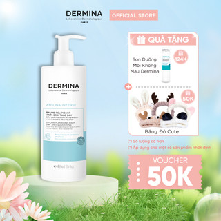Kem Dưỡng Ẩm Body Làm Dịu Da Giảm Kích Ứng Dermina Atolina Intense Lipid-Replenishing Balm 24H Anti-Scratching 400ml