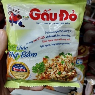 Combo 10 gói cháo gấu đỏ vị thịt bằm tươi ngon