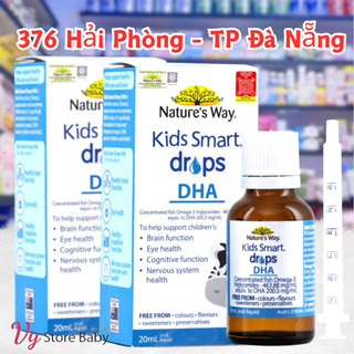 DHA dạng giọt Nature’s Way Kid Smart DHA Drops 20ml - Thực phẩm chức năng ÚC dành cho bé