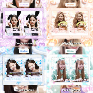 SET 40 STICKER BẾ VIỀN BLACKPINK