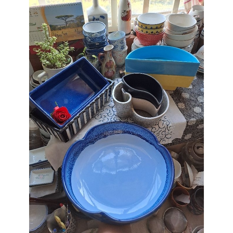 Chậu cắm hoa ikebana Size lớn, trung và nhỏ đa dạng mẫu mã Gốm sứ Nhật