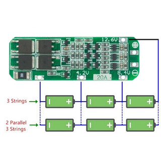 Mạch sạc xả 3s 20a