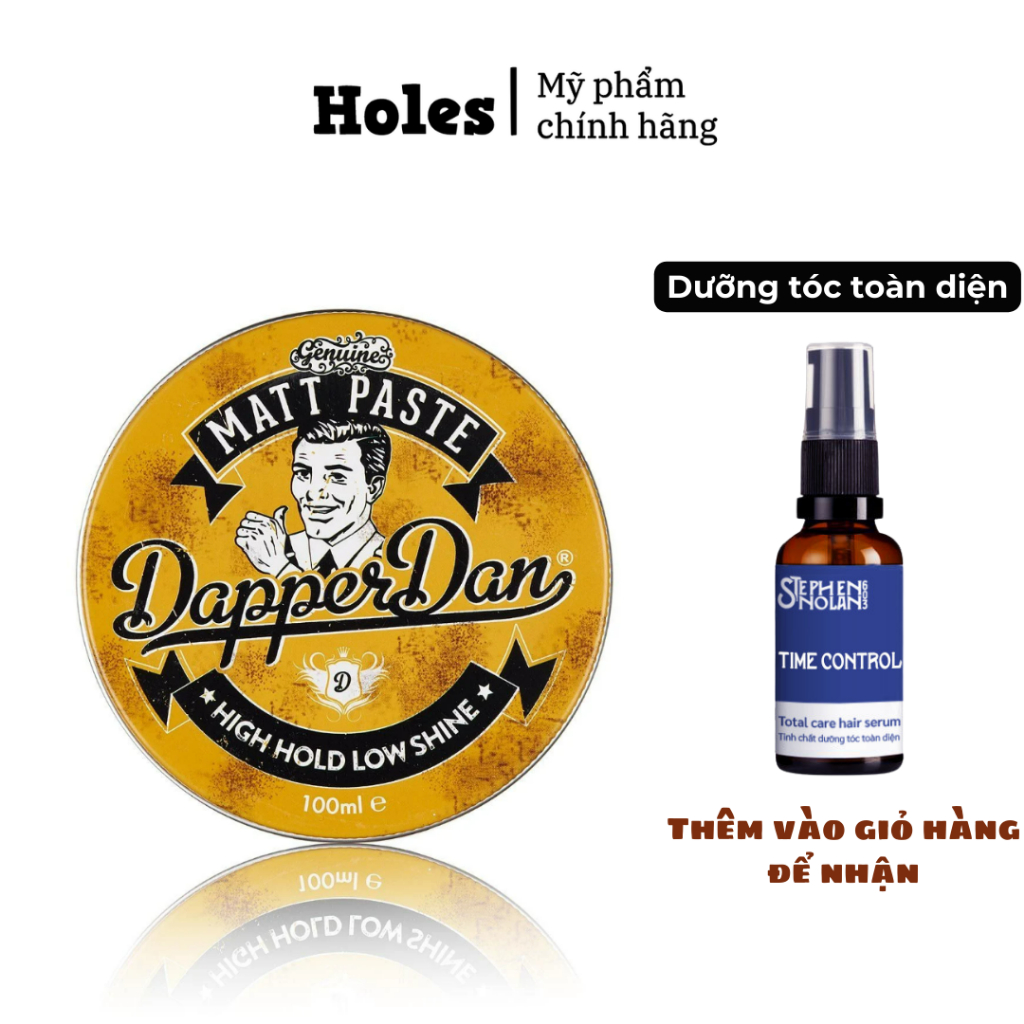 Sáp vuốt tóc Dapper Dan Matt Paste - 100ml
