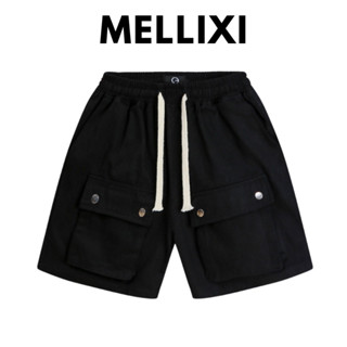 Quần short kaki túi hộp, quần đùi kaki túi hộp nam nữ from dáng Hàn Quốc trẻ trung basic Box short MELLIXI