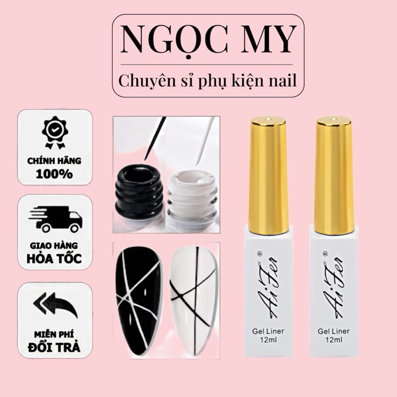 Cọ Nét Aifen, Cọ Vẽ Nét ( Trắng, Đen)