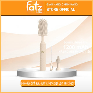 ￼bộ cọ rửa bình sữa núm ti điện fatzbaby spin 1 - fatz fb8002ed