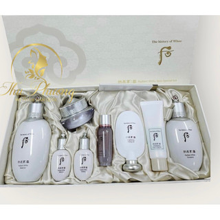 Set nước hoa hồng sữa dưỡng trắng da Whoo Radiant White Moisture