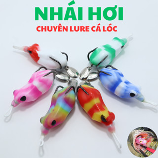 Nhái hơi Câu Lure Cá Lóc Action Nổi Lắc Lư 10g