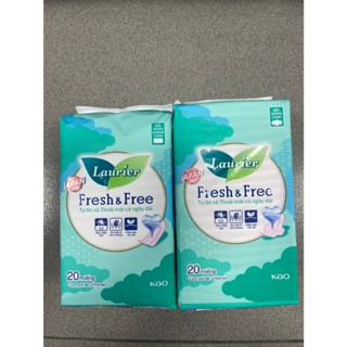 Băng Vệ Sinh Laurier Các Loại Fresh & Free Slimguard Kháng Khuẩn Siêu Mỏng 1mm