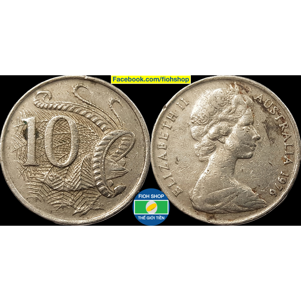 Đồng xu 10 Cents Úc (Australia) 1966-1984