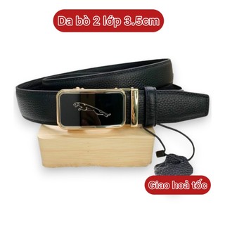 Thắt lưng nam da thật dây nịt nam khoá tự động cao cấp bản dây 3,5cm huongshoes87