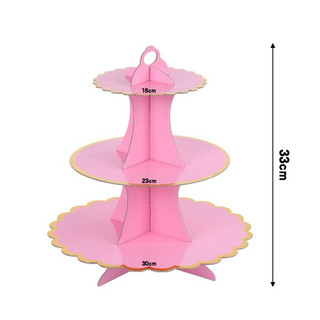 KỆ CUPCAKE 3 TẦNG PHONG CÁCH HÀN QUỐC
