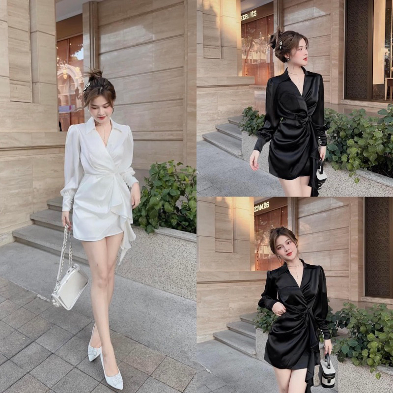 Đầm lụa thiết kế sang chảnh bigsize 60 đến 90 ký