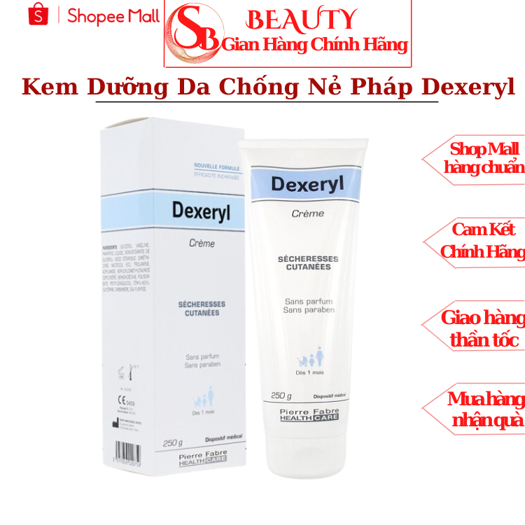 Kem Dưỡng Da Chống Nẻ Pháp Dexeryl Crème