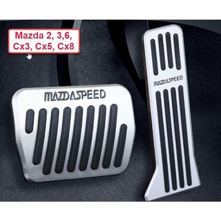 Ốp chân ga, chân phanh Mazda 2, 3, 5, 6, Cx3, Cx8 dùng chung