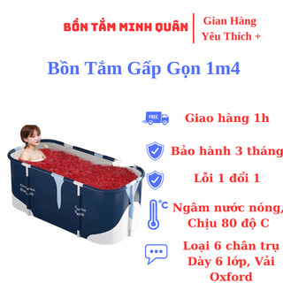 Bồn tắm Minh quân dài 1.4m dễ dàng gấp gọn