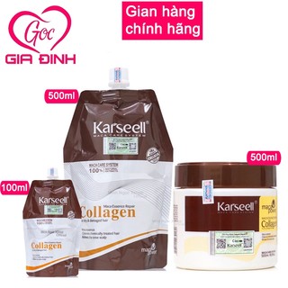 Kem Hấp Tóc, Ủ Tóc Phục Hồi Siêu Mềm Mượt Collagen Karseell  Bosecher PALLAMINA 500ML