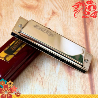 Kèn Harmonica 10 lỗ Easttop T10 màu bạc