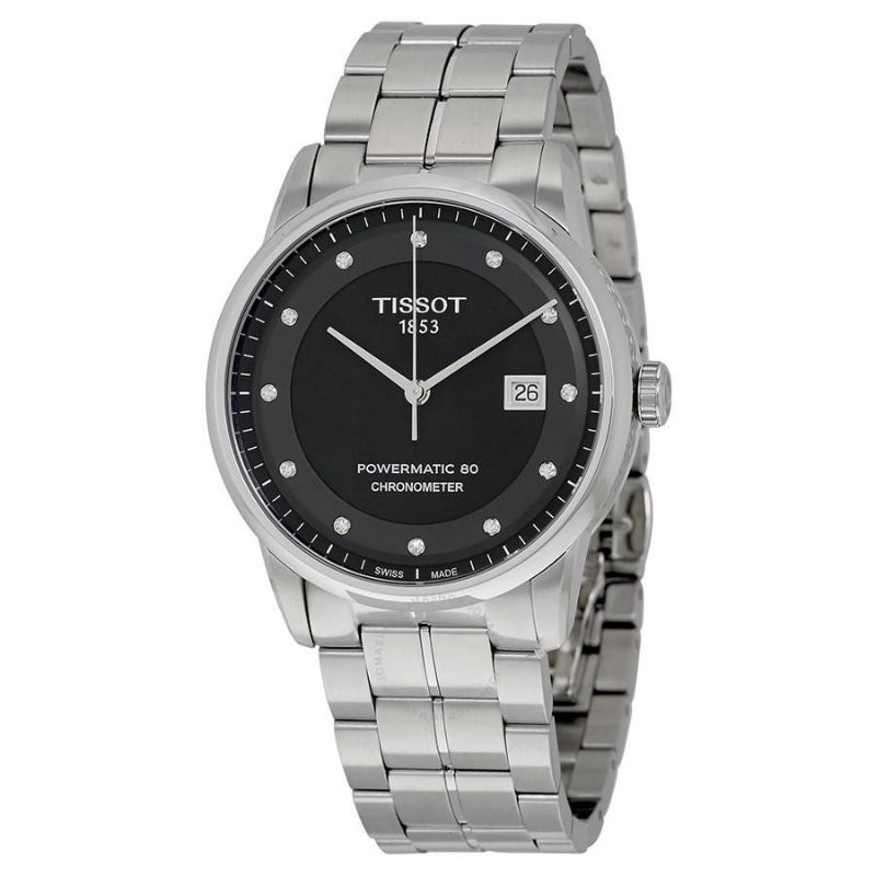 Đồng Hồ Nam Tissot Luxury Automatic Chronometer T086.408.11.056.00 Màu Đen Bạc