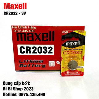 Pin CR2032 Maxell Cao Cấp Hàng Chính Hãng Made in Japan Vỉ 1 Viên