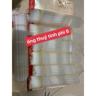 50 ống thủy tinh phi 6 nhỏ
