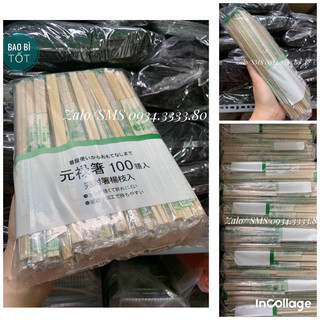 Đũa nhật kèm tăm bọc màng opp- hợp vệ sinh/ tiện lợi