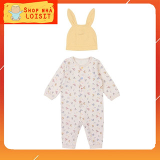 [Size 90] [kèm mũ] Body Agabang màu sắc họa tiết xinh xắn cho bé trai bé gái