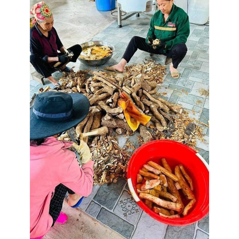 Bột củ mài Hoài sơn  sần hấp chín  500g