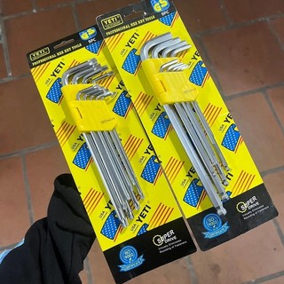 Bộ 9 cây lục giác 9 màu , yeti cao cấp