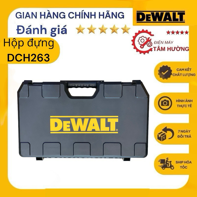 Hộp đựng bê tông DEWALT DCH263