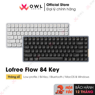 Bàn phím cơ Lofree Flow 84 Key (Hàng chính hãng)