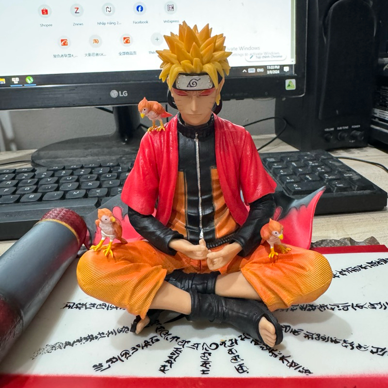 Mô hình figure nhân vật Naruto - Sasuke