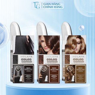 Dầu Gội Phủ Bạc Dưỡng Tóc Weilaiya Magic Color Comb 100ml