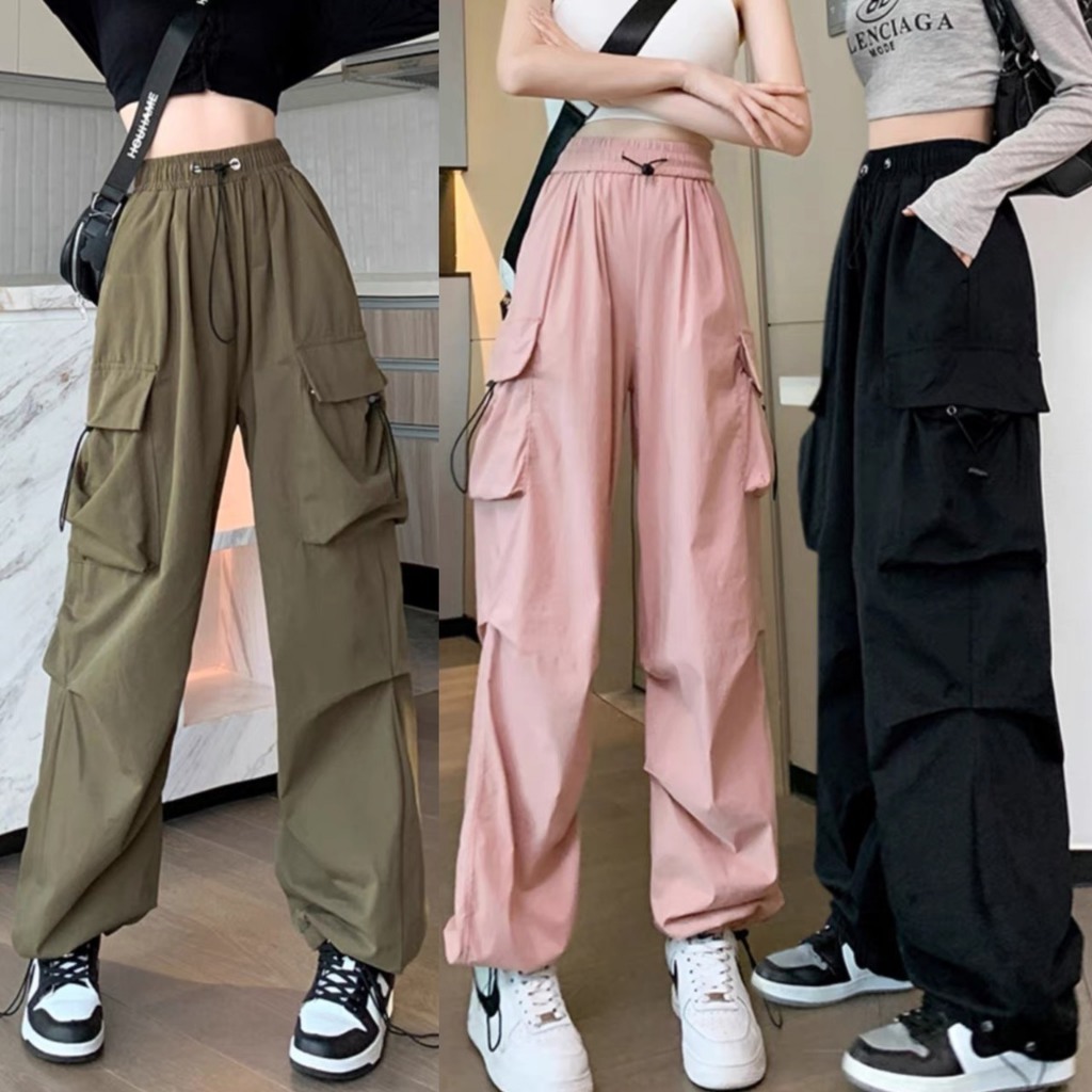 Quần Túi Hộp Chất KaKi Dày Dặn Bo Gấu Quần Jogger Form Rộng Cá Tính Năng Động Mã 19