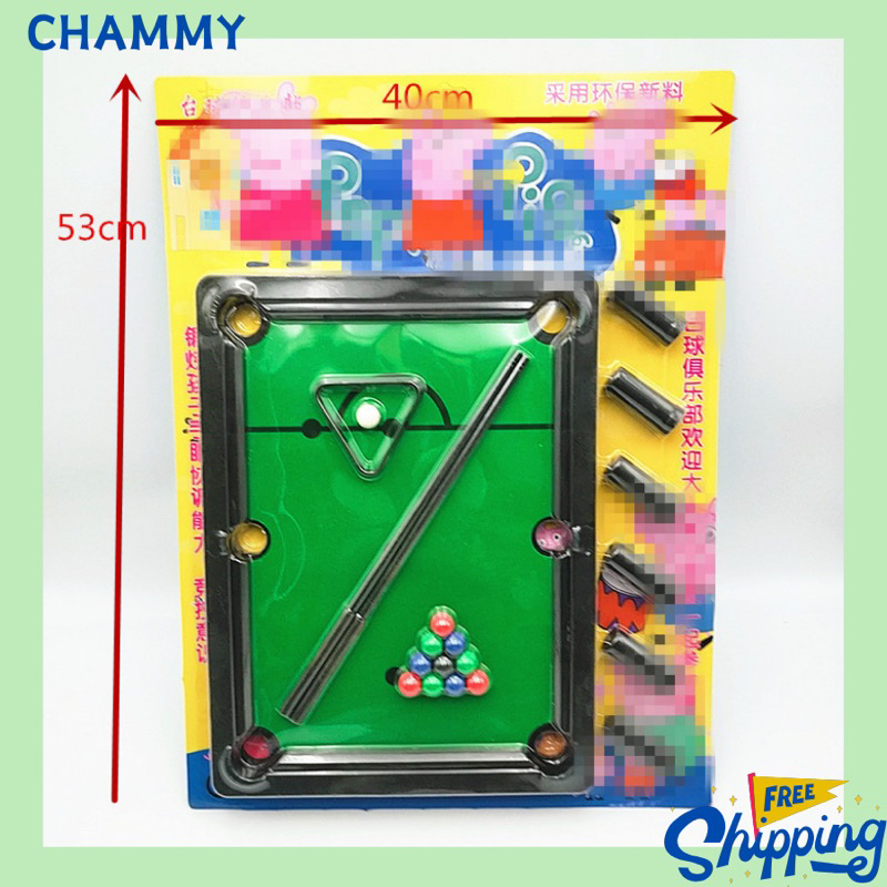 Bàn bắn bi-a cao cấp CHAMMY đồ chơi billiard cho bé trai